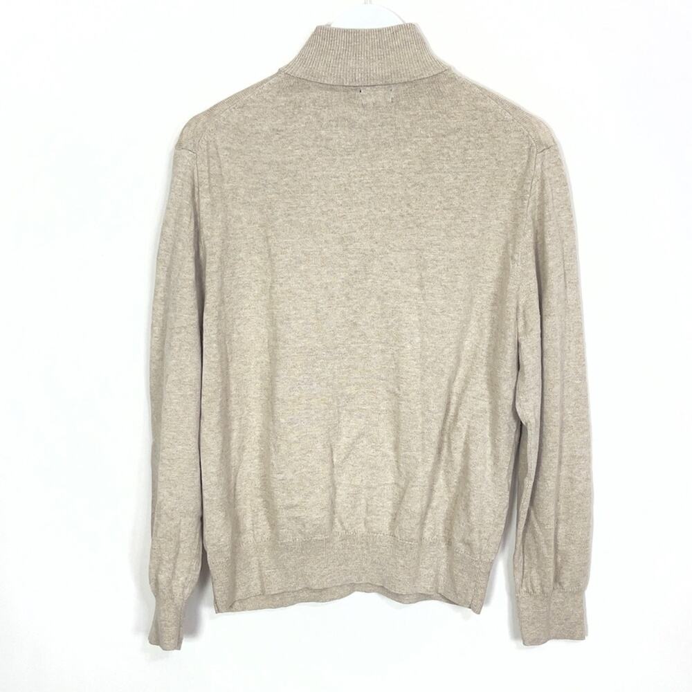 J. Crew Beige Half-Zip Sweater - Picture 5 of 6